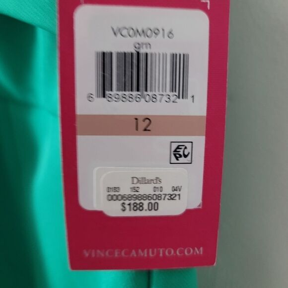 New Vince Camuto Halter Neck Sleeveless Dress Size 12 - Picture 5 of 6